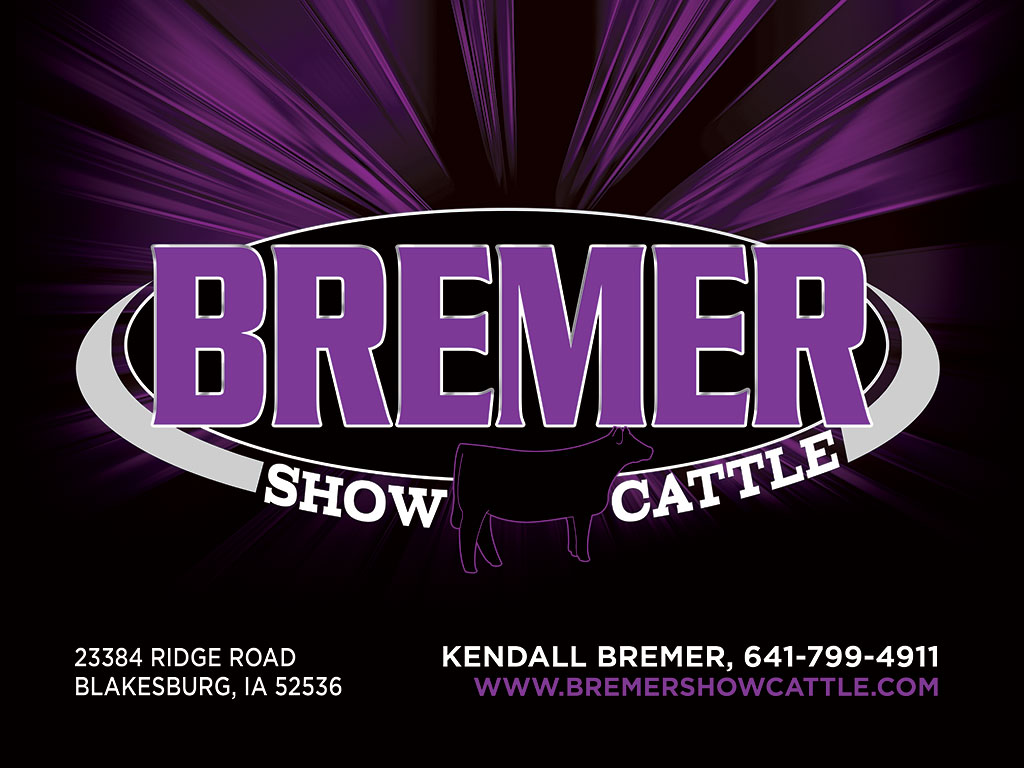 Bremer Show Cattle Signage Monti West Design